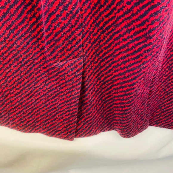 Talbots Red and Blue Striped Short Sleeved Sheath Dress Knee-Length Size 16 - Picture 8 of 10